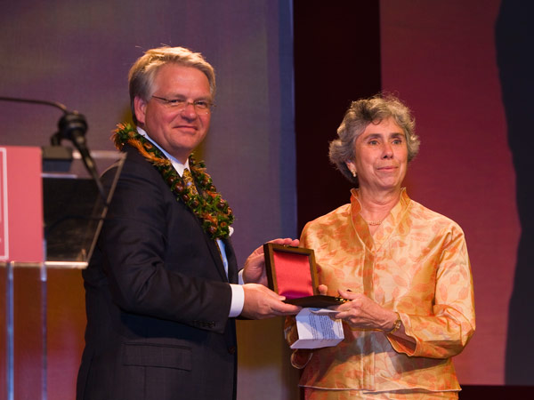 Sally Receives the LaGasse Medal