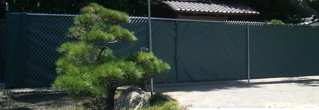 Fence at the Hannah Carter Japanese Garden