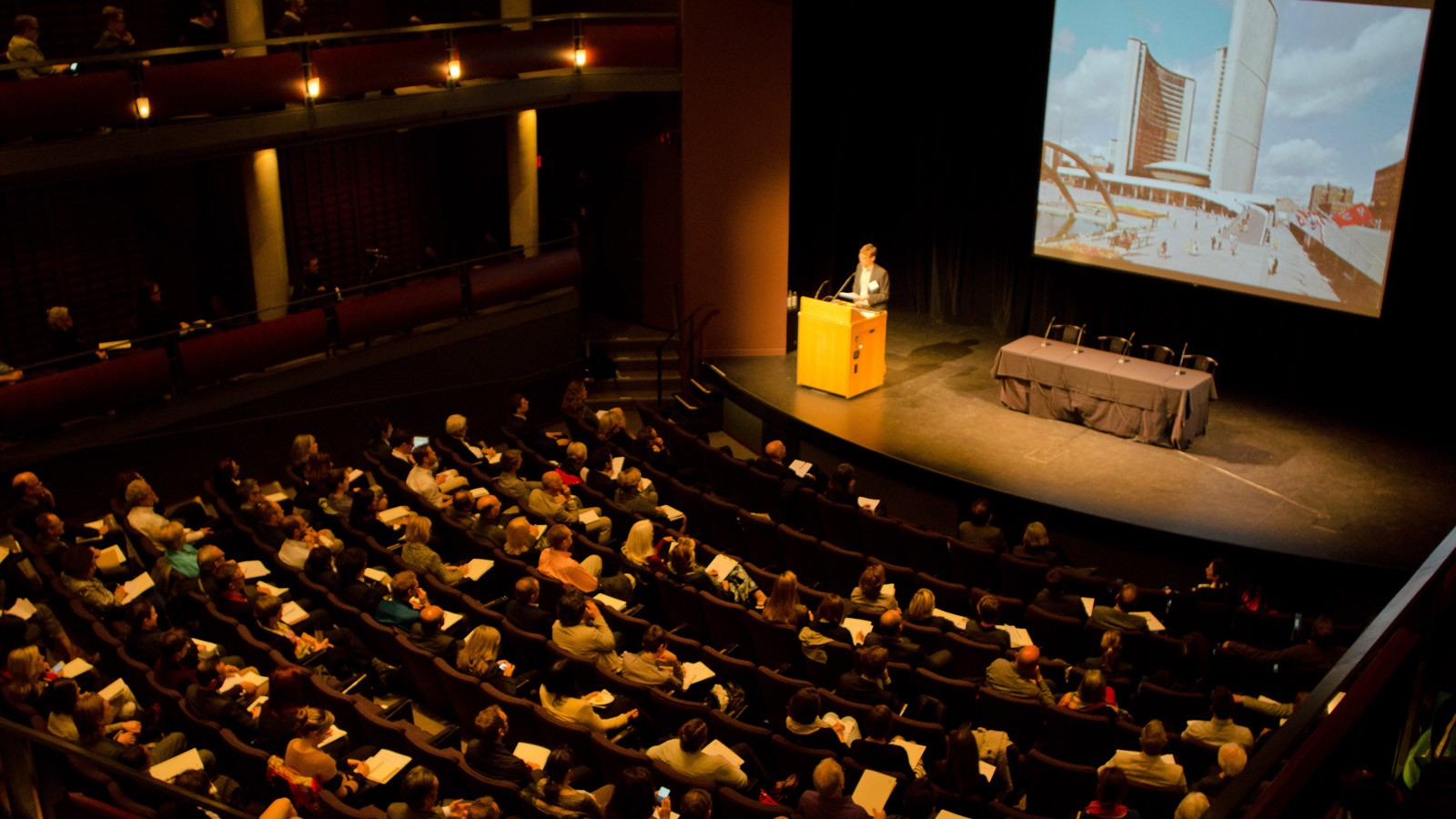 Leading with Landscape conference at University of Toronto, Isabel Bader Theatre