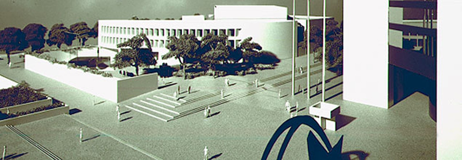Unbuilt I.M. Pei design for the Long Beach Museum of Art