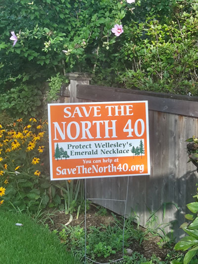 Save the North 40 Sign