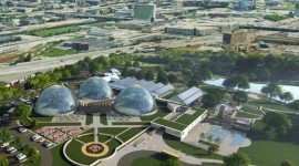 Rendering of the reconceived Mitchell Park Conservatory 