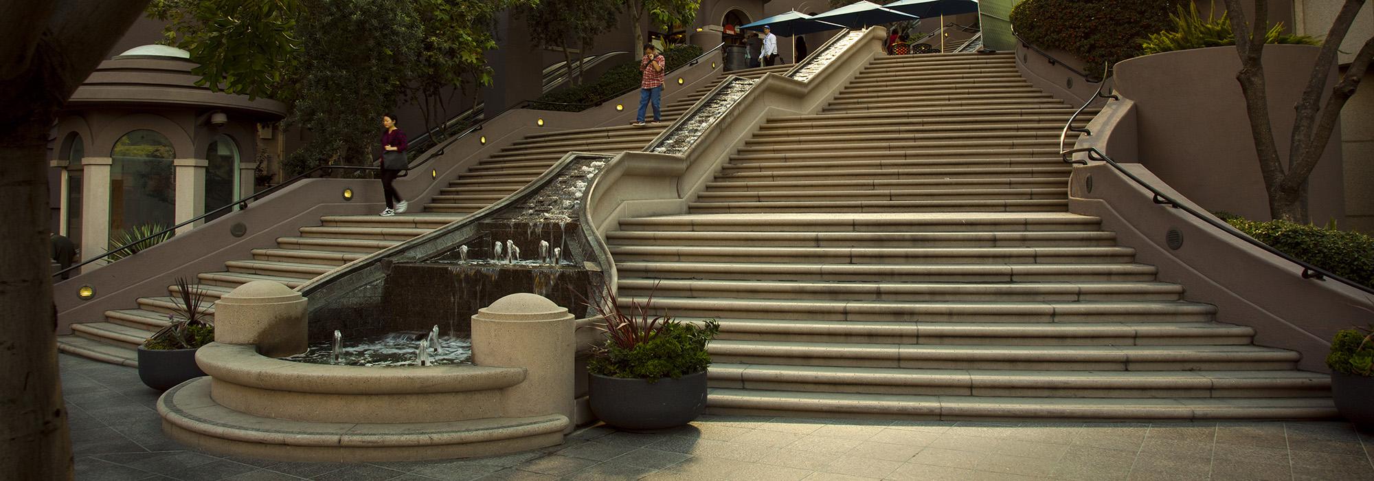 Bunker Hill Steps, Los Angeles, CA