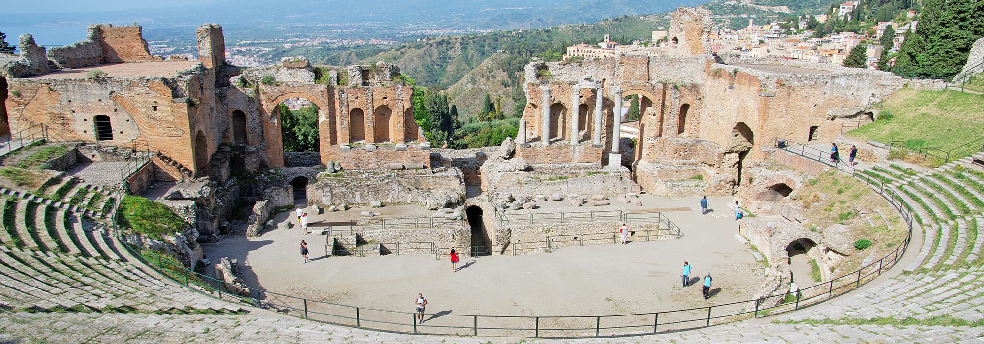 Greek Theatre of Taormina, Sicily, IT