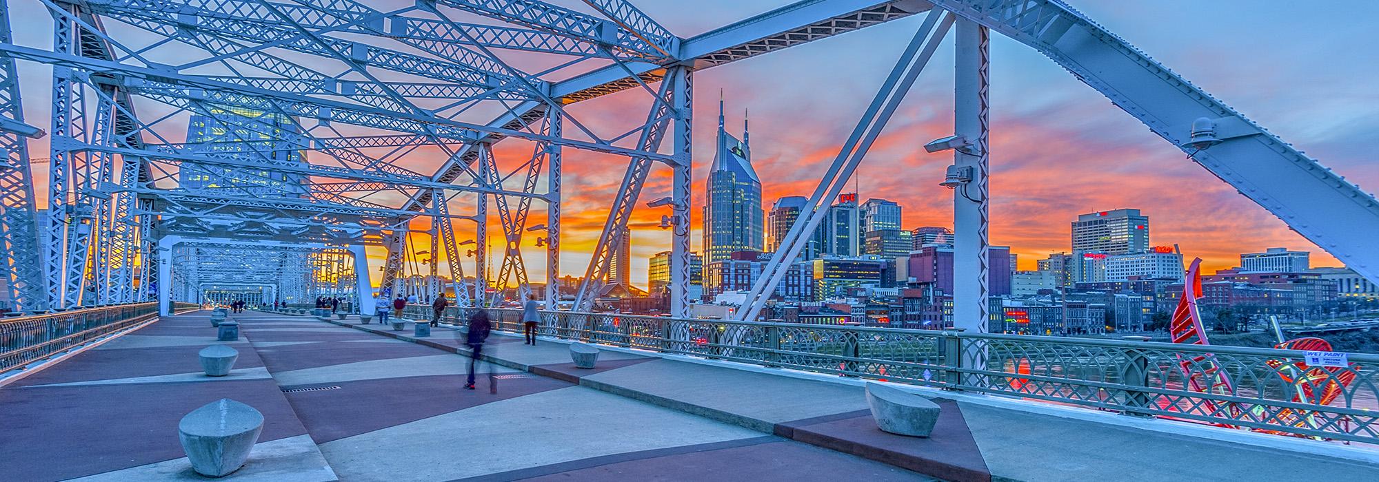 John Seigenthaler Pedestrian Bridge, Nashville, TN