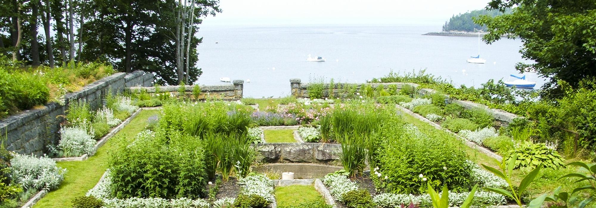 The Turrets Sea Side Garden, Bar Harbor, ME