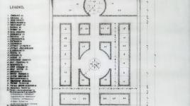 Herb Garden Plan for Montgomery Place, Annandale-on-Hudson, NY, 1938