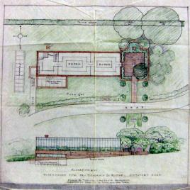 Plan of Greenhouse for Mr. Benjamin D. Riegel, Southport, CT
