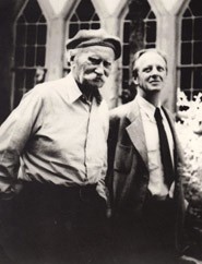 Jens Jensen (L) and Alfred Caldwell, circa 1945
