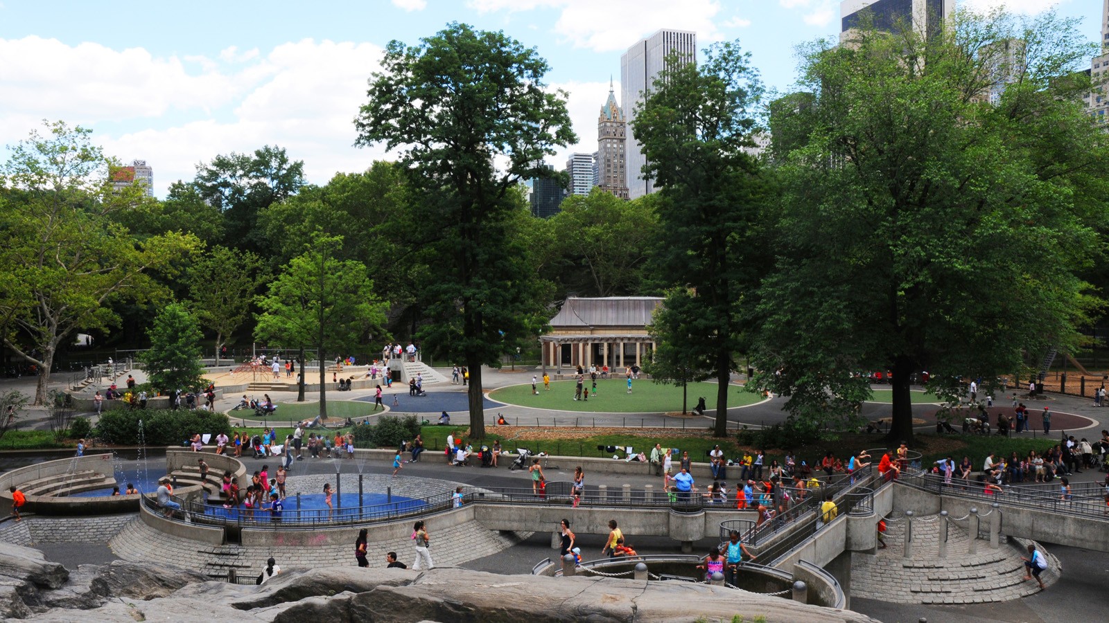 The Heckscher Playground in Central Park, New York City