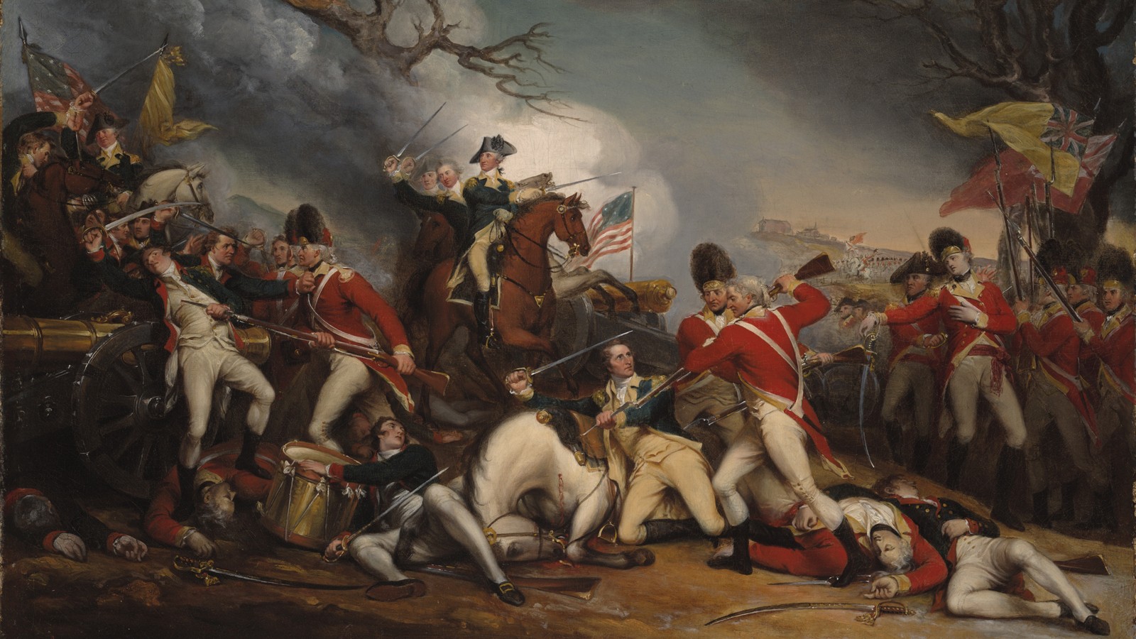 The Death of General Mercer at the Battle of Princeton, January 3, 1777 by John Trumbull