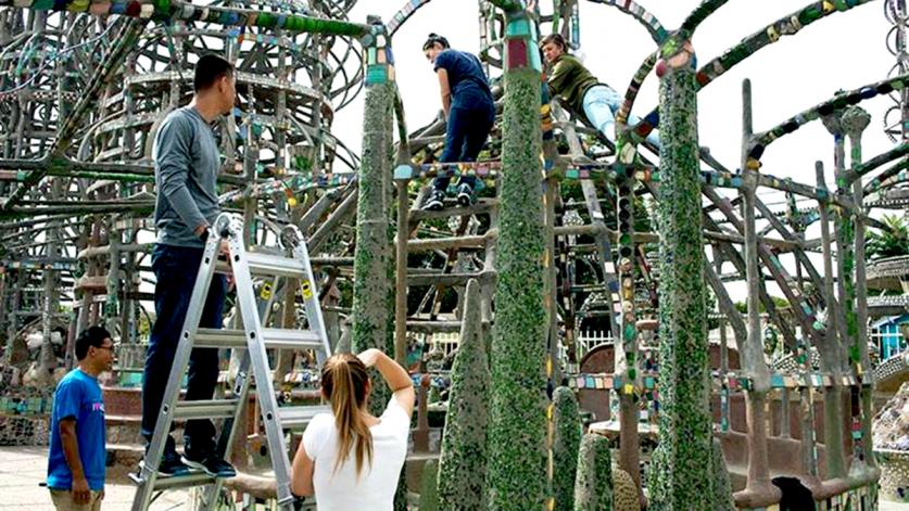 Watts Towers in Los Angeles, California