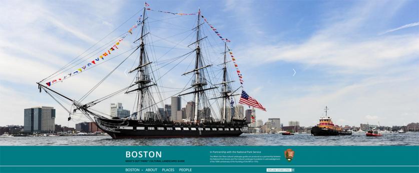 Landing page for What's Out There Cultural Landscapes Guide to Boston