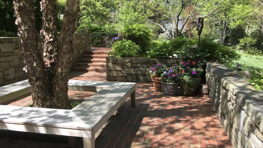 A Landscape Architect Is Paving The Two Walking Paths A Landscape Architect Is Paving The Two Walking Paths