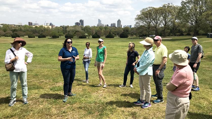 The Dorothea Dix Park tour during What's Out There Weekend Raleigh-Durham-Chapel Hill