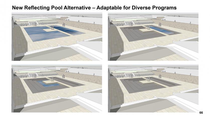 New reflecting pool alternative design - Hirshhorn Museum Section 106 Meeting #3