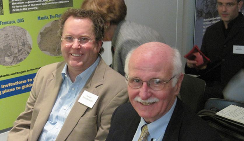 Peter Schaudt, FASLA, FAAR, and Joseph Karr, FASLA, at Pioneers Conference, TCLF and Chicago Architecture Foundation (2010)