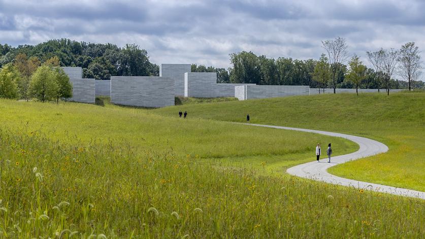 New landscape architecture projects in 2018 included PWP's work at Glenstone, Maryland