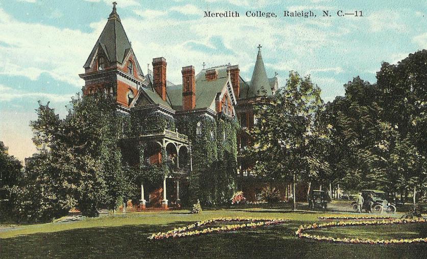 Postcard of Meredith College, Raleigh, NC