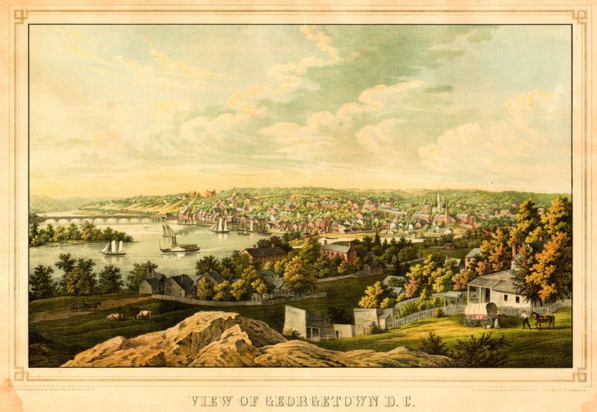 View of Georgetown D.C., Washington, D.C.