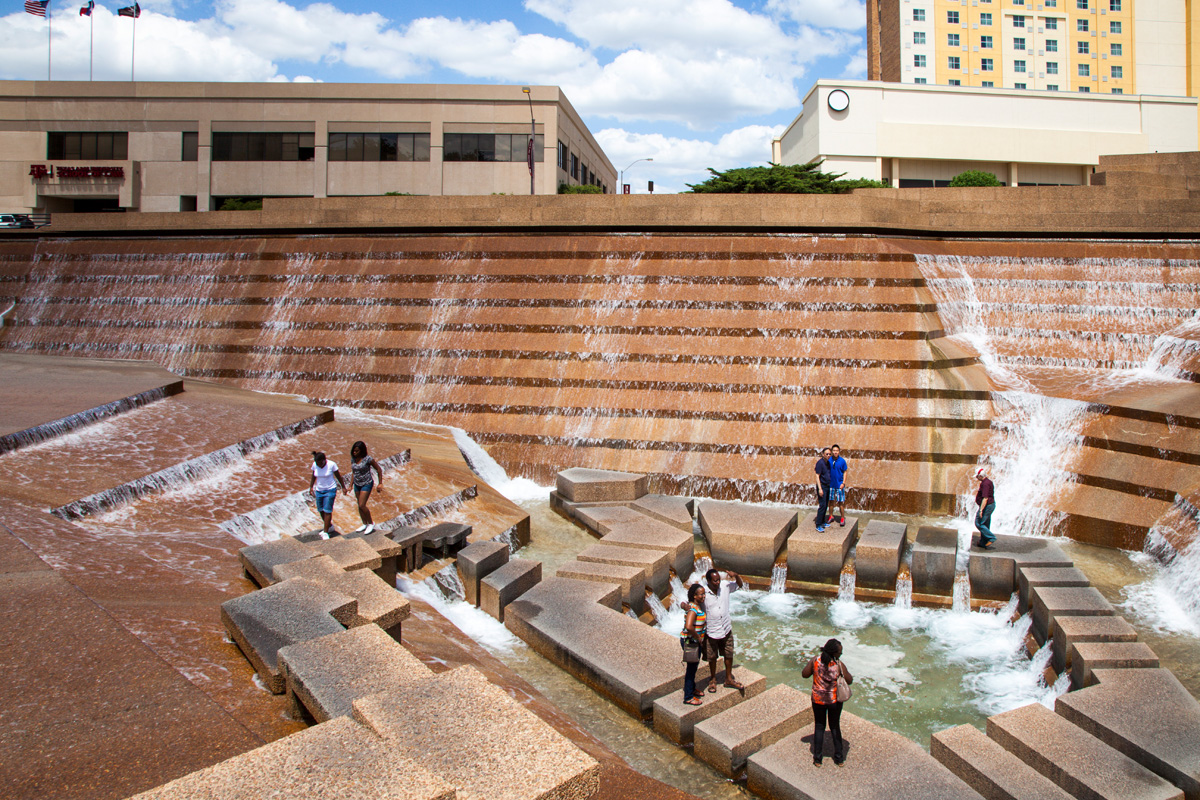 Fort Worth Water Garden The Cultural Landscape Foundation