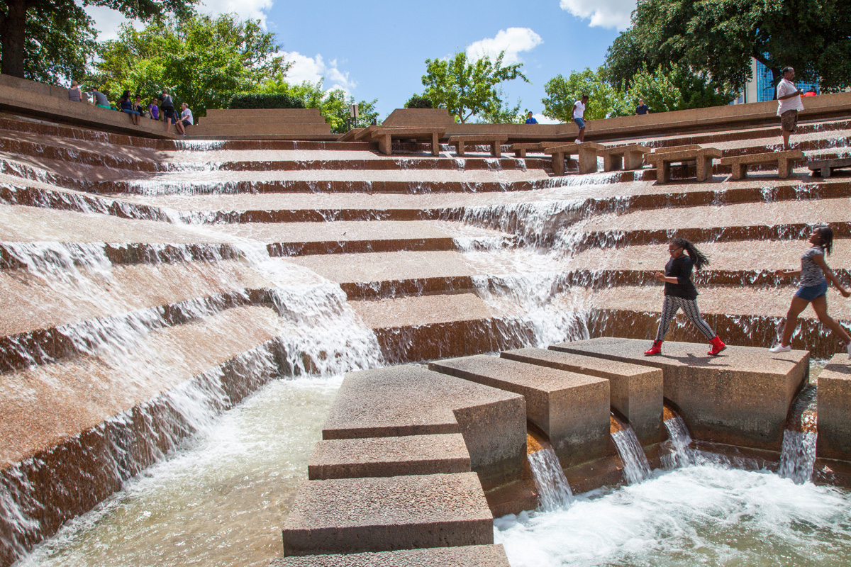 Fort Worth Water Garden The Cultural Landscape Foundation